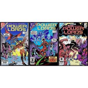 Power Lords #1 2 3 Complete Limited Series Mark Texeira DC Comics 1983 Lot